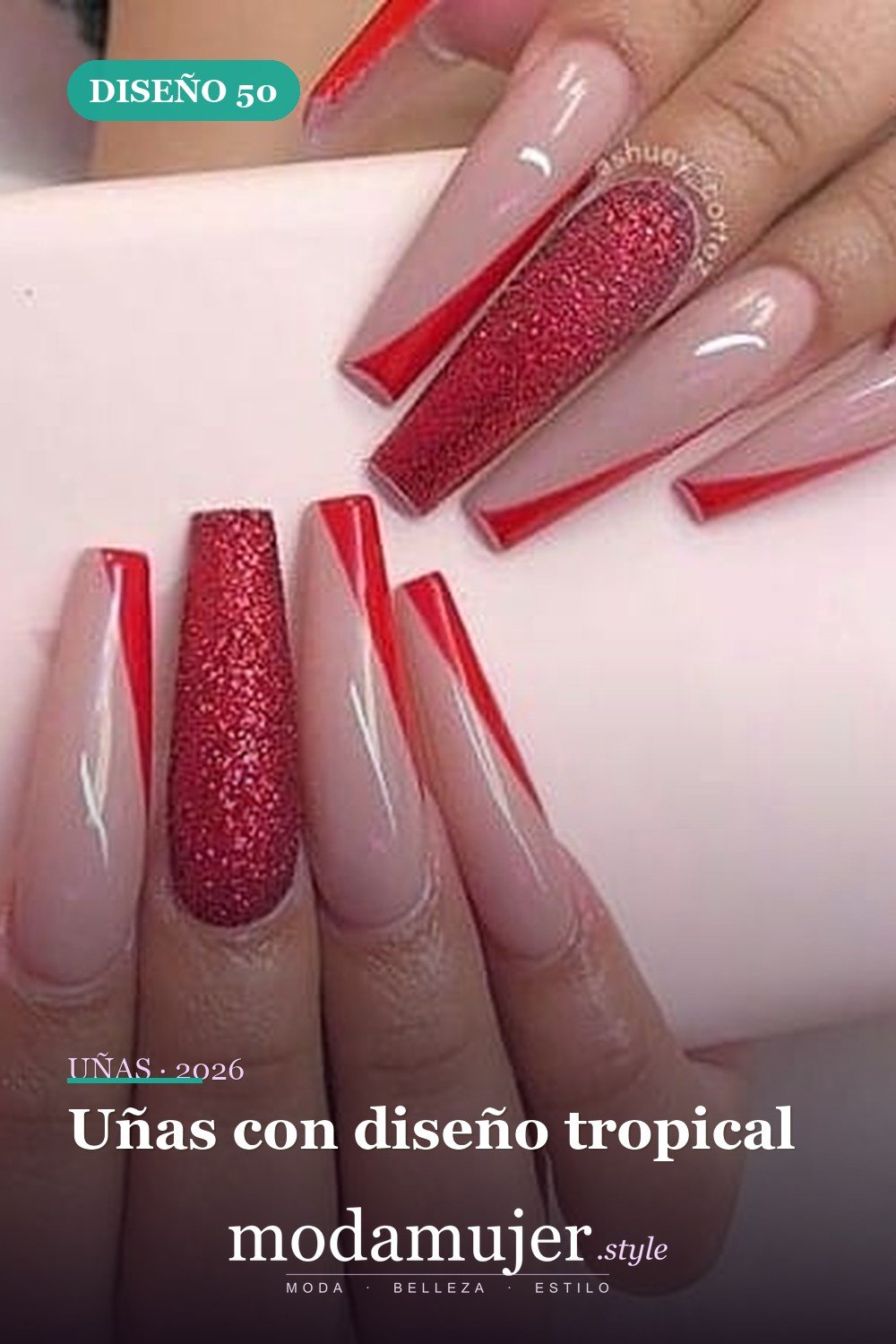 Uñas con diseño tropical — 73 fotos inspiradas en diseño de uñas