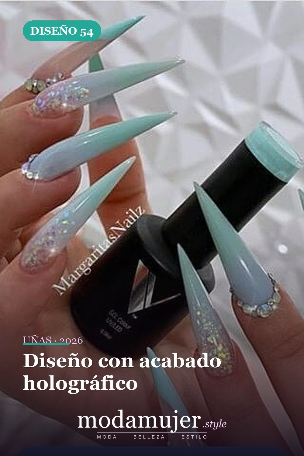 Diseño con acabado holográfico — 73 fotos inspiradas en diseño de uñas