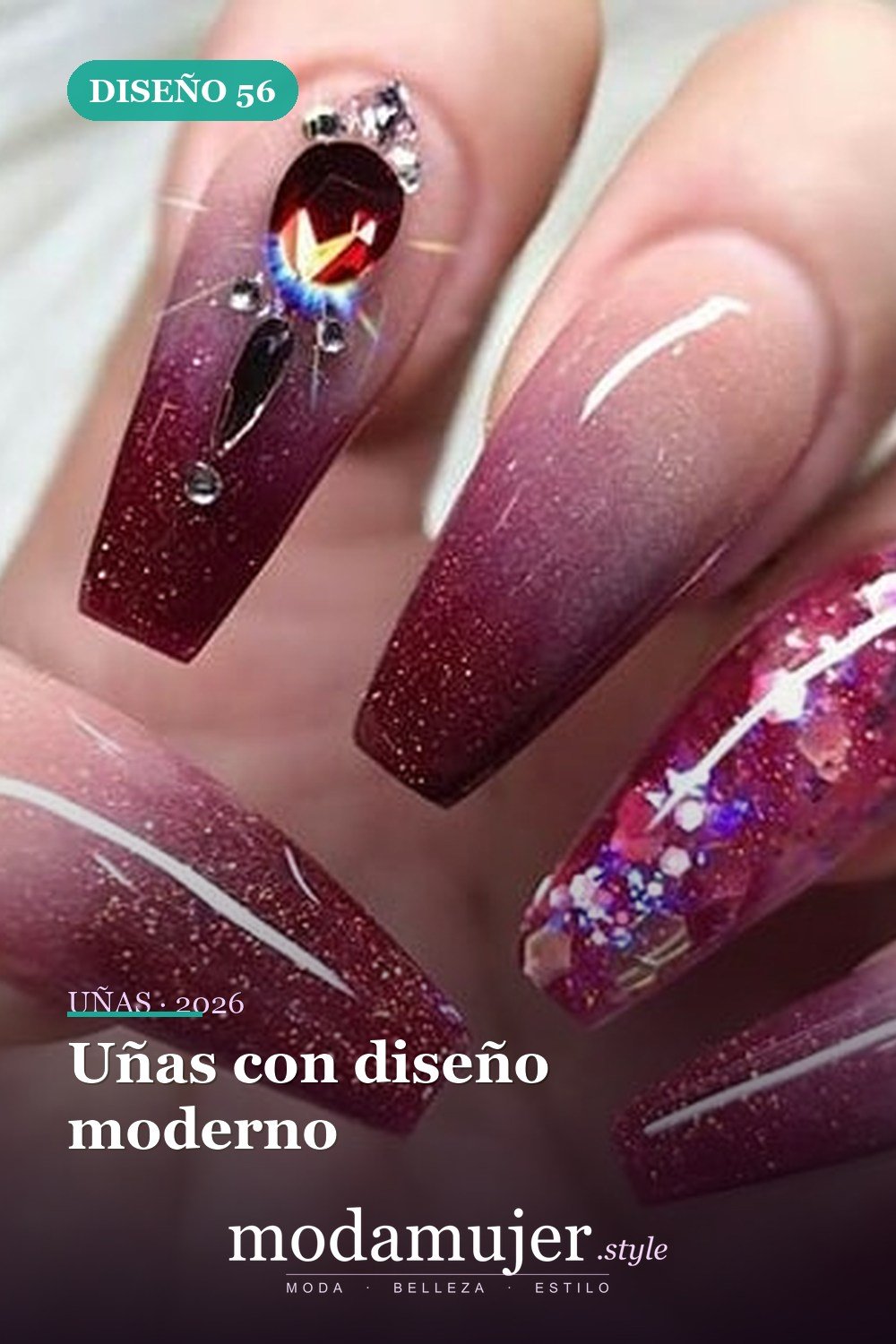 Uñas con diseño moderno — 73 fotos inspiradas en diseño de uñas