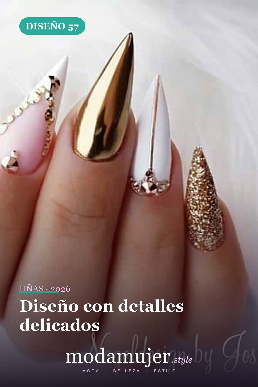 Diseño con detalles delicados — 73 fotos inspiradas en diseño de uñas