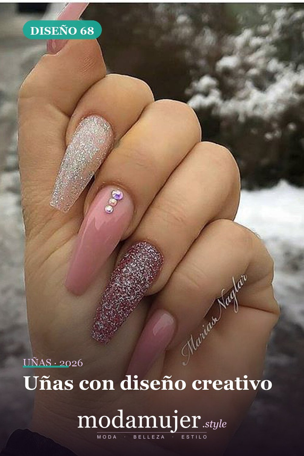 Uñas con diseño creativo — 73 fotos inspiradas en diseño de uñas