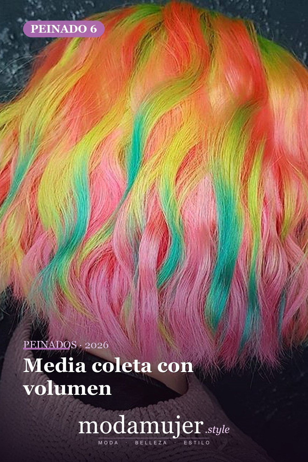 Media coleta con volumen — 79 mejores y hermosos peinados de media longitud