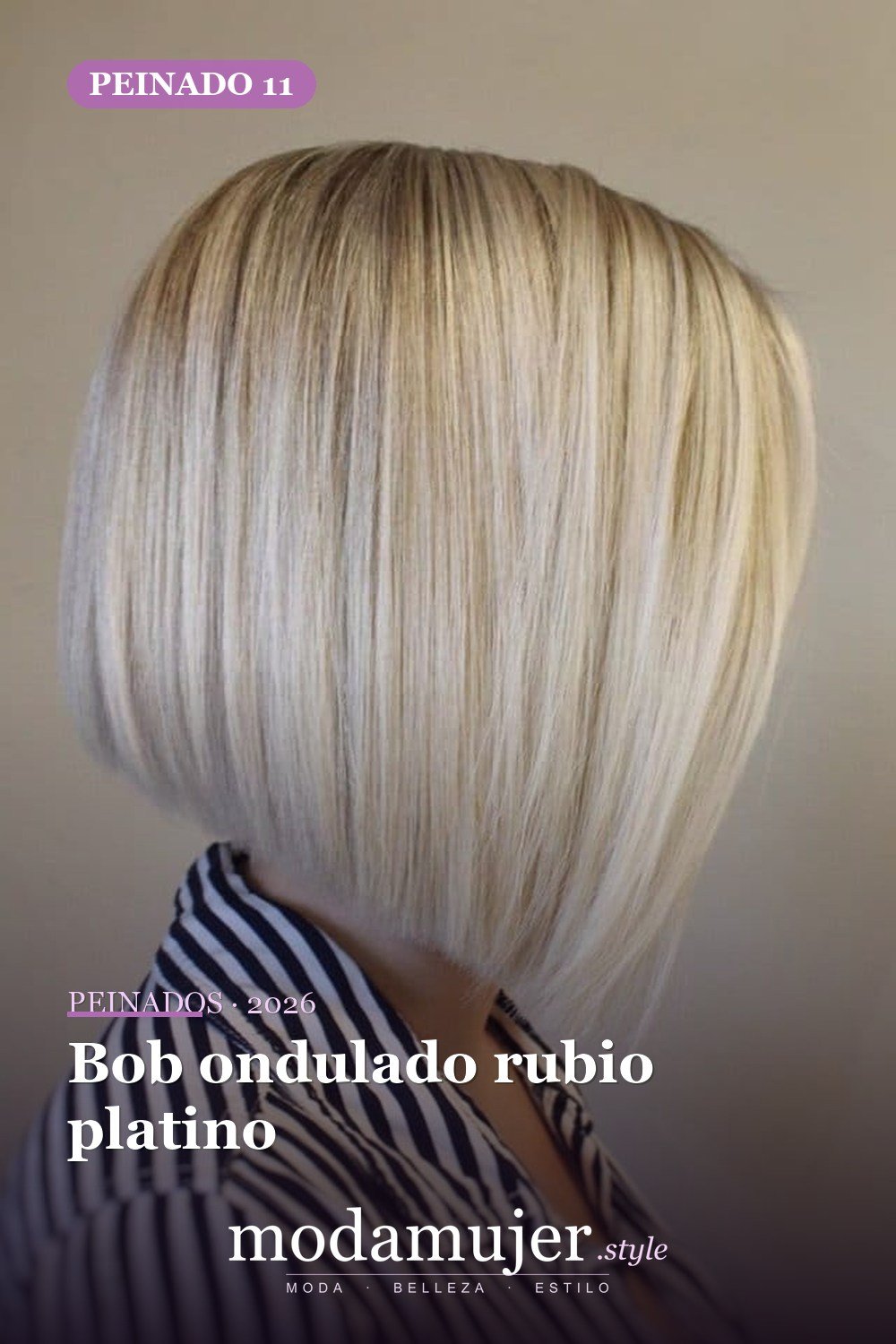 Bob ondulado rubio platino — 79 mejores y hermosos peinados de media longitud