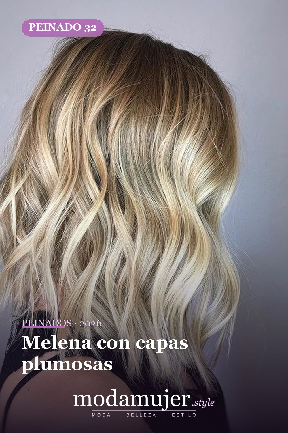 Melena con capas plumosas — 79 mejores y hermosos peinados de media longitud