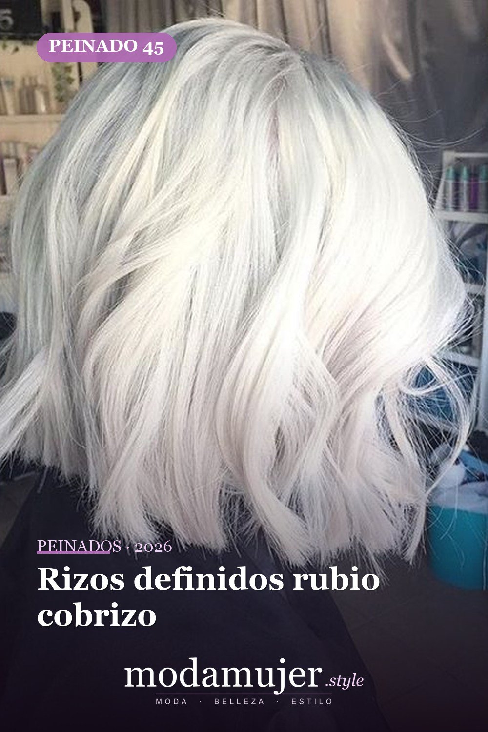 Rizos definidos rubio cobrizo — 79 mejores y hermosos peinados de media longitud