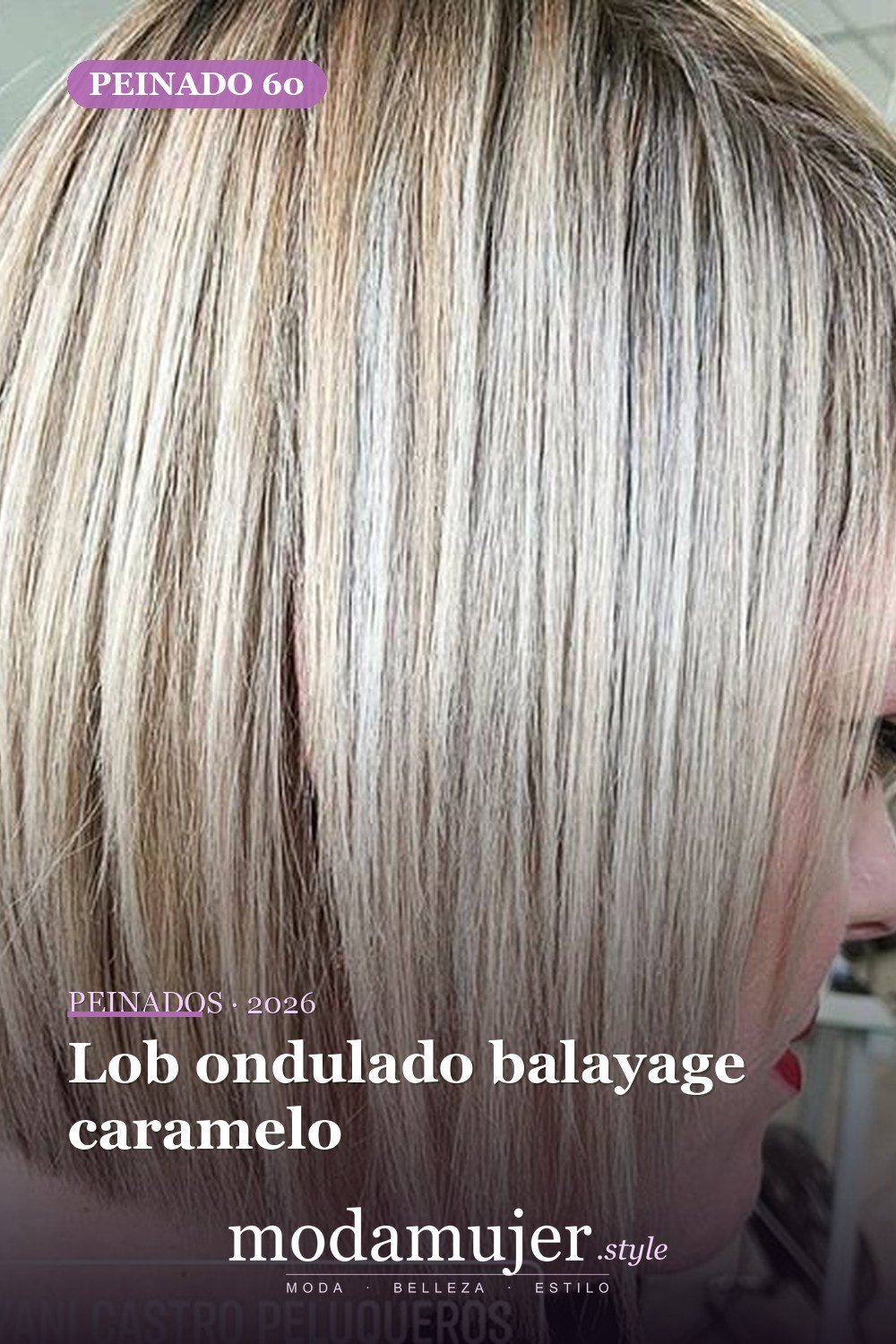 Lob ondulado balayage caramelo — 79 mejores y hermosos peinados de media longitud