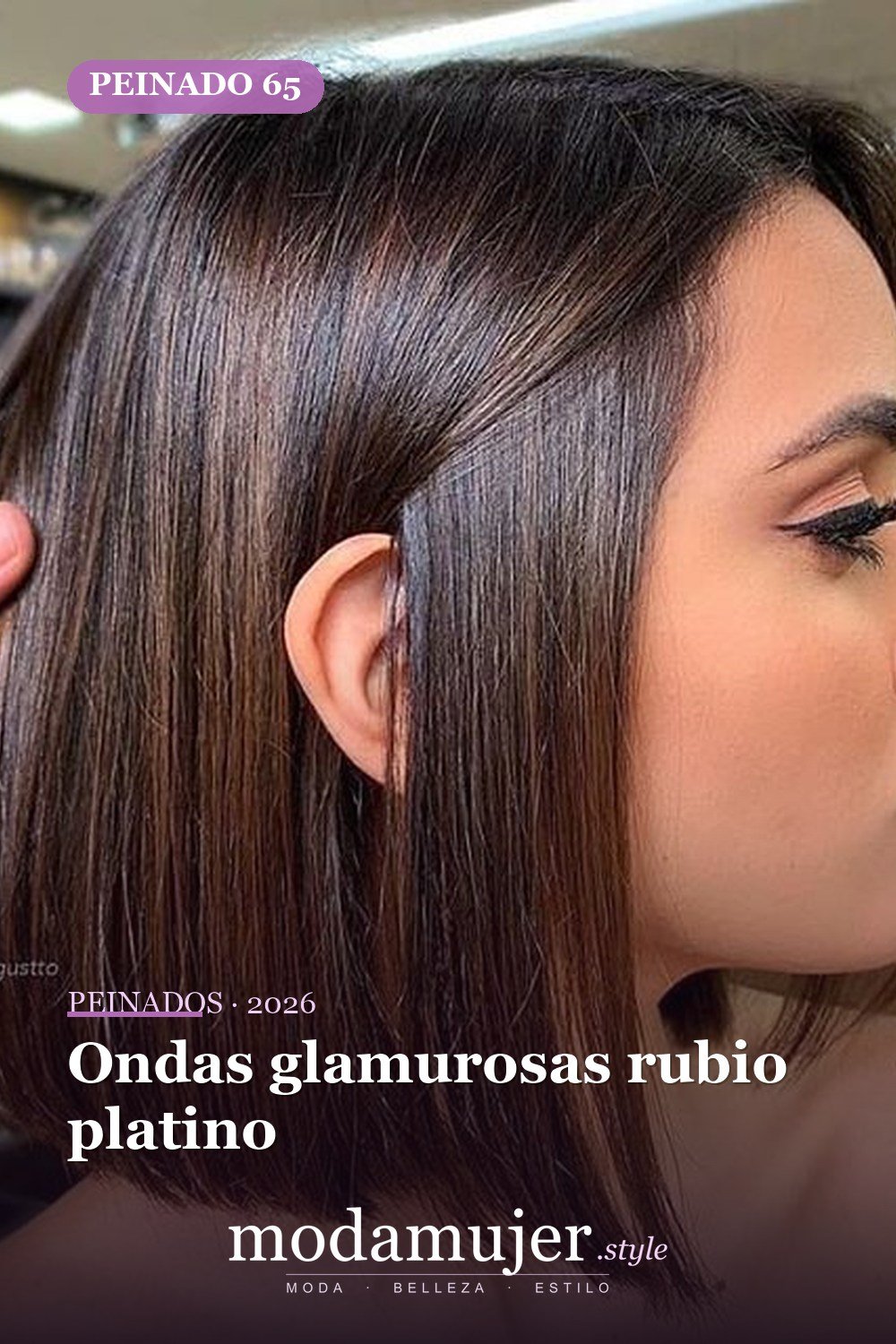 Ondas glamurosas rubio platino — 79 mejores y hermosos peinados de media longitud