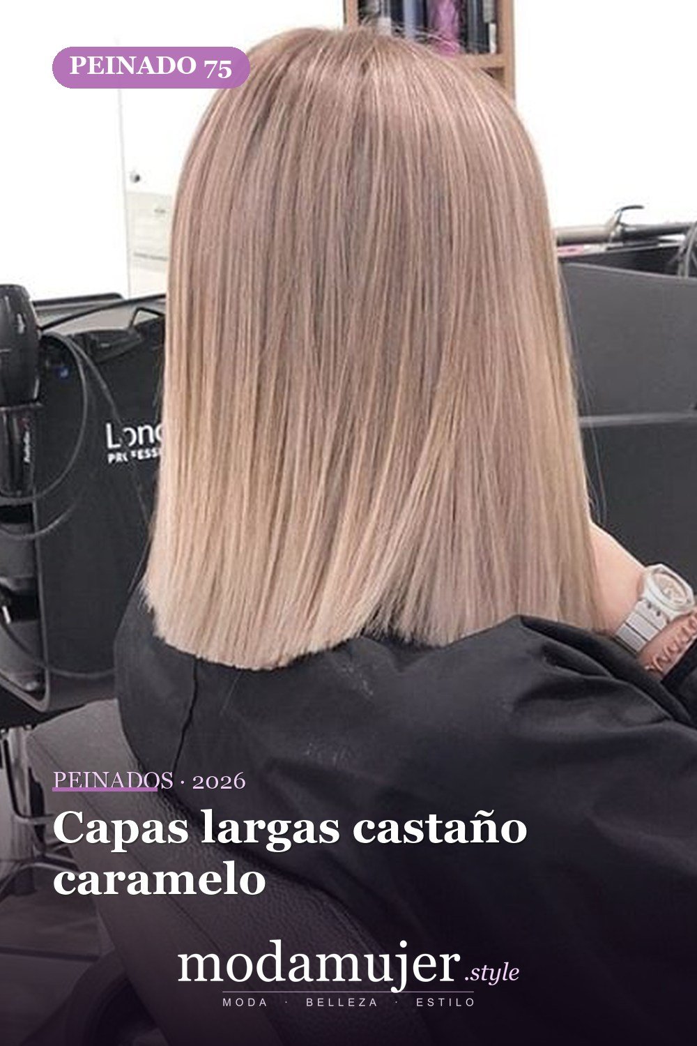 Capas largas castaño caramelo — 79 mejores y hermosos peinados de media longitud