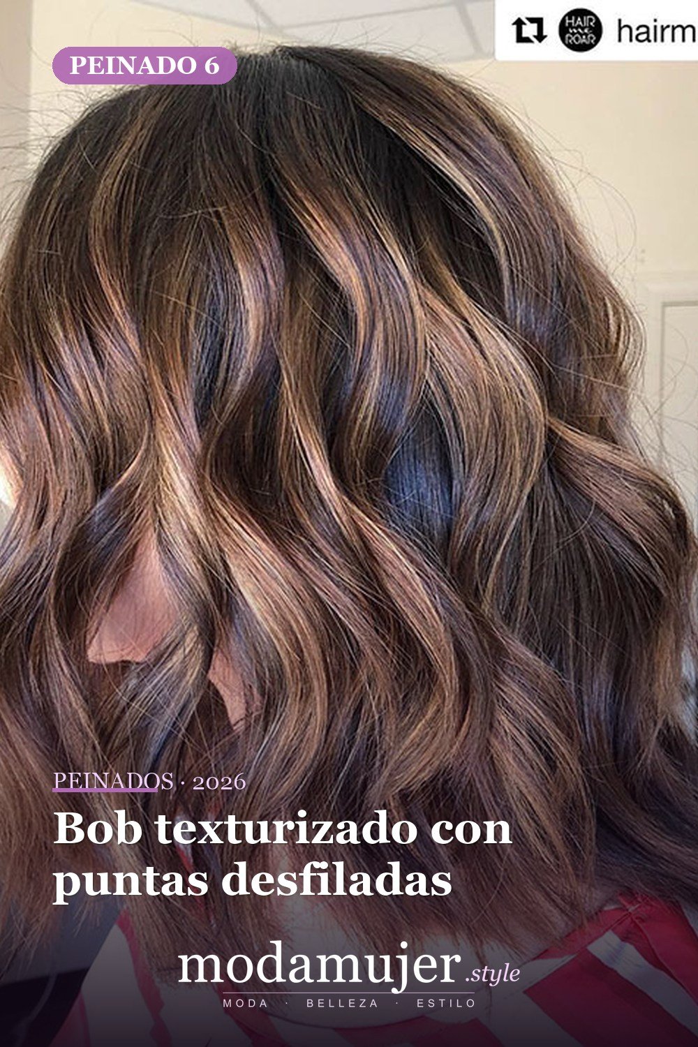 Bob texturizado con puntas desfiladas — 80 mejores fotos de corte de pelo Bob
