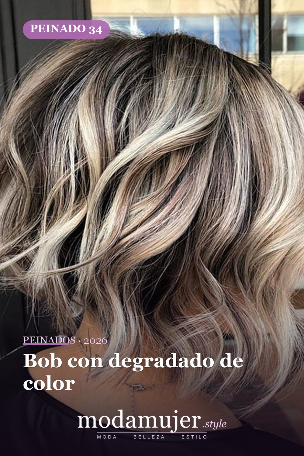 Bob con degradado de color — 80 mejores fotos de corte de pelo Bob