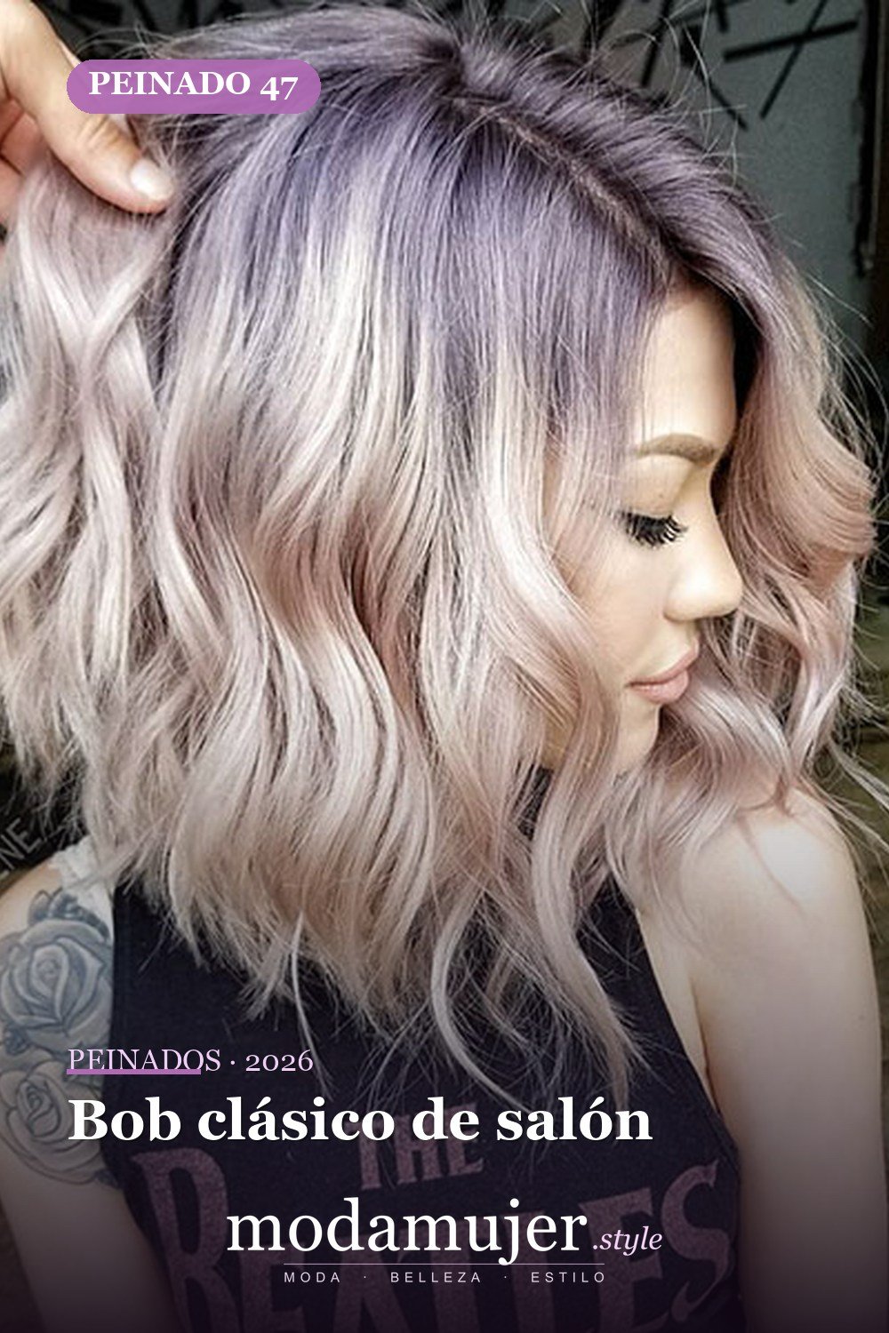 Bob clásico de salón — 80 mejores fotos de corte de pelo Bob