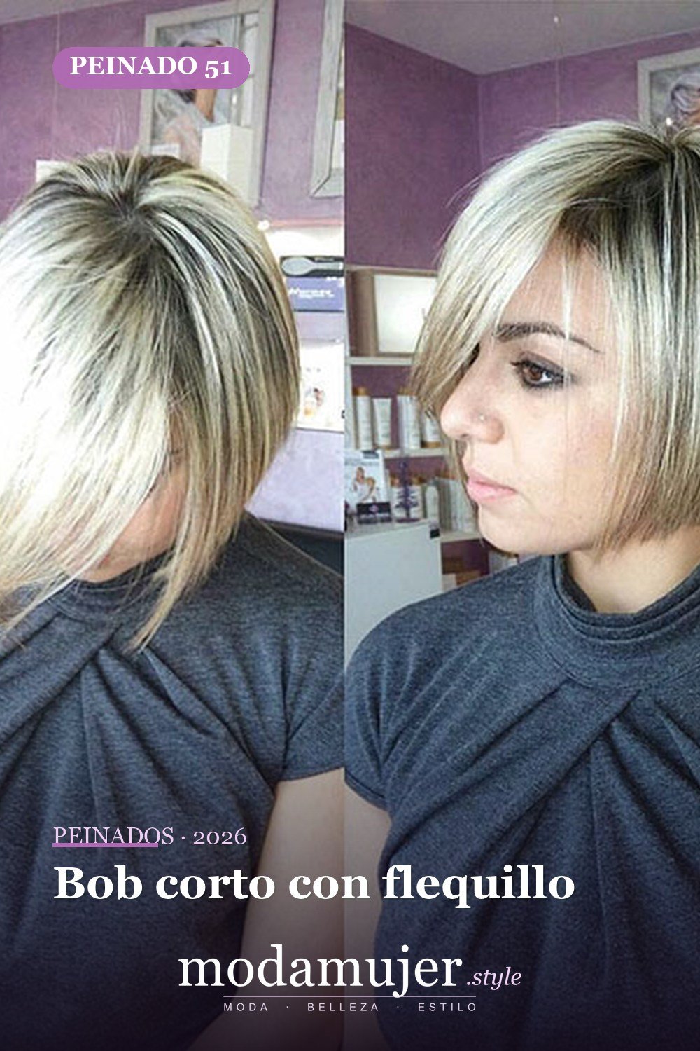 Bob corto con flequillo — 80 mejores fotos de corte de pelo Bob