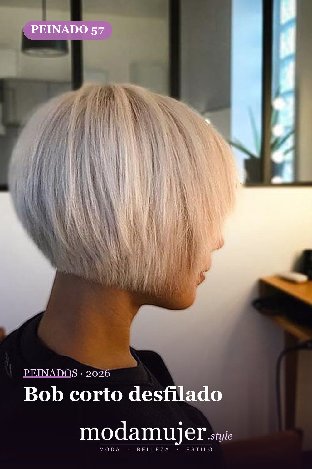 Bob corto desfilado — 80 mejores fotos de corte de pelo Bob