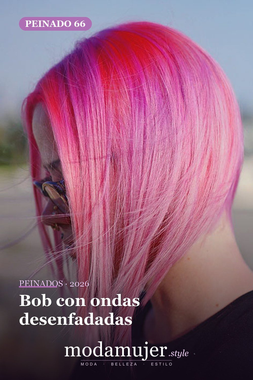 Bob con ondas desenfadadas — 80 mejores fotos de corte de pelo Bob