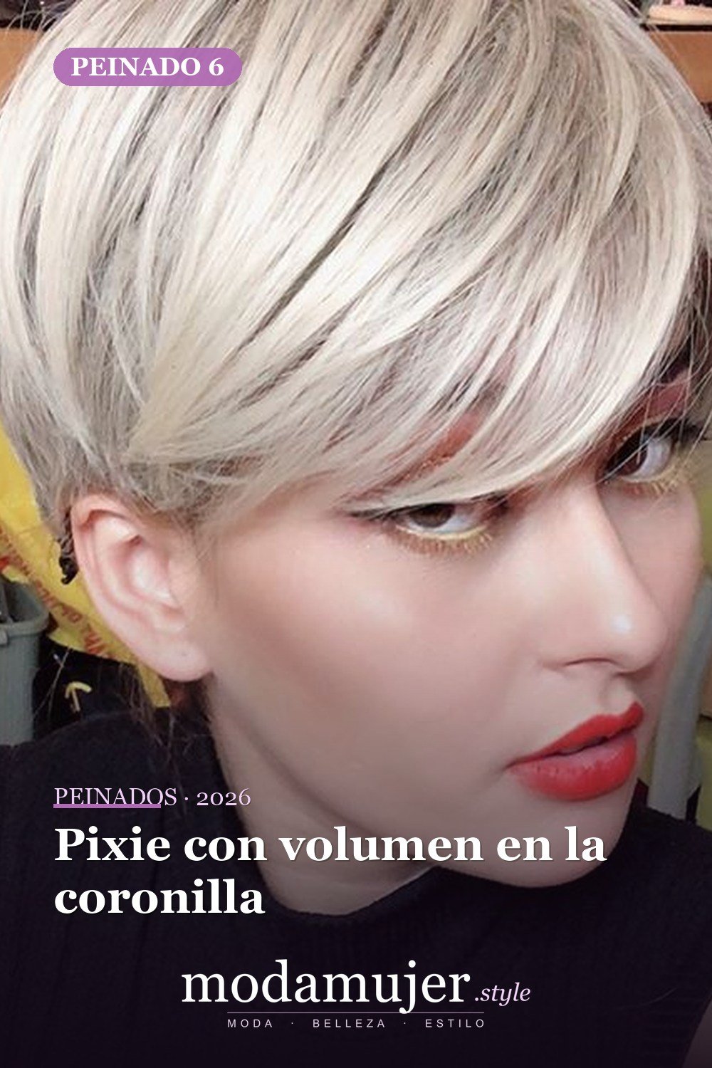 Pixie con volumen en la coronilla — 80 Peinados Nuevos para Mujer para Cada Forma de Rostro
