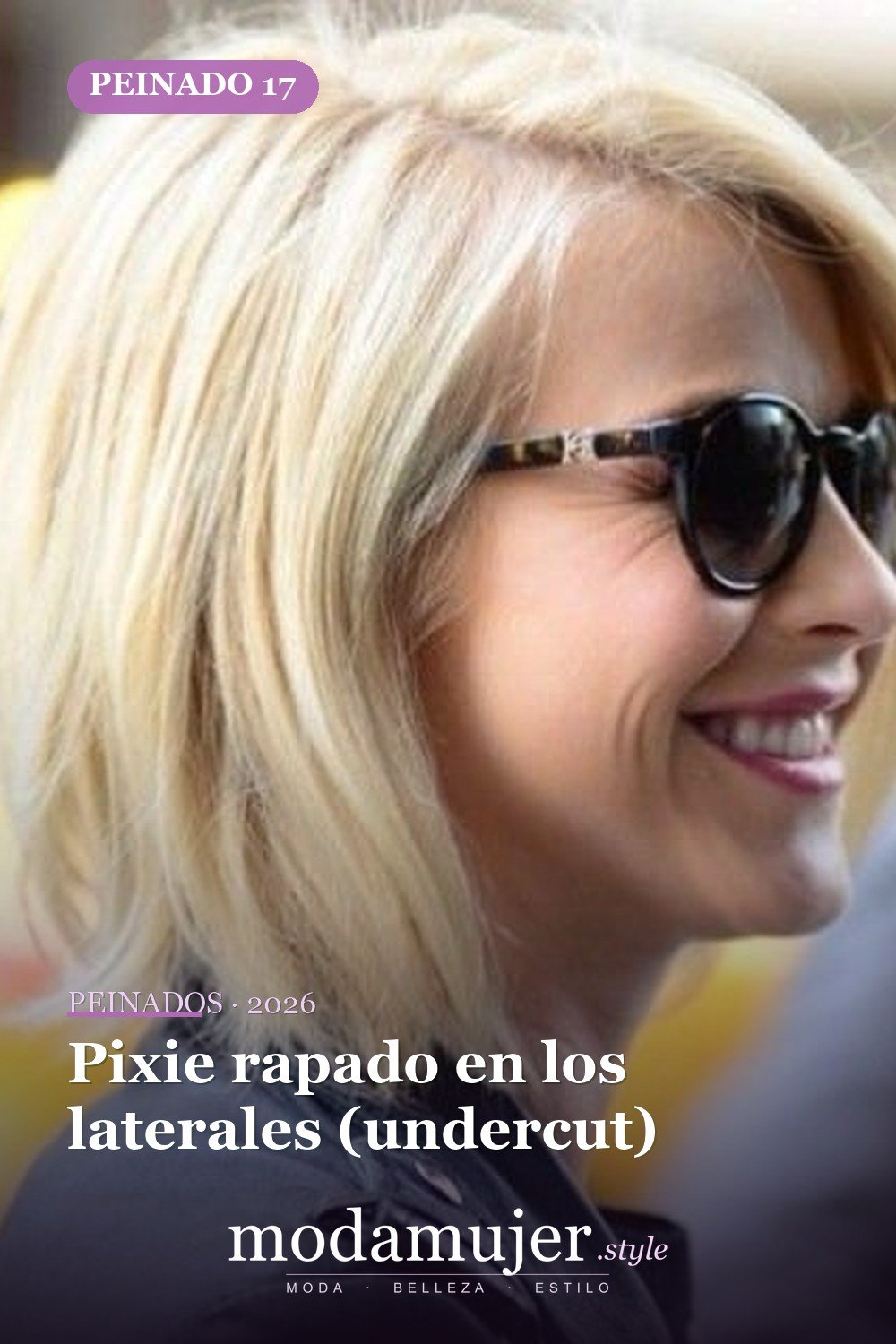 Pixie rapado en los laterales (undercut) — 80 Peinados Nuevos para Mujer para Cada Forma de Rostro