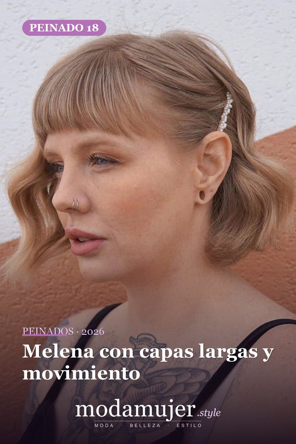 Melena con capas largas y movimiento — 80 Peinados Nuevos para Mujer para Cada Forma de Rostro