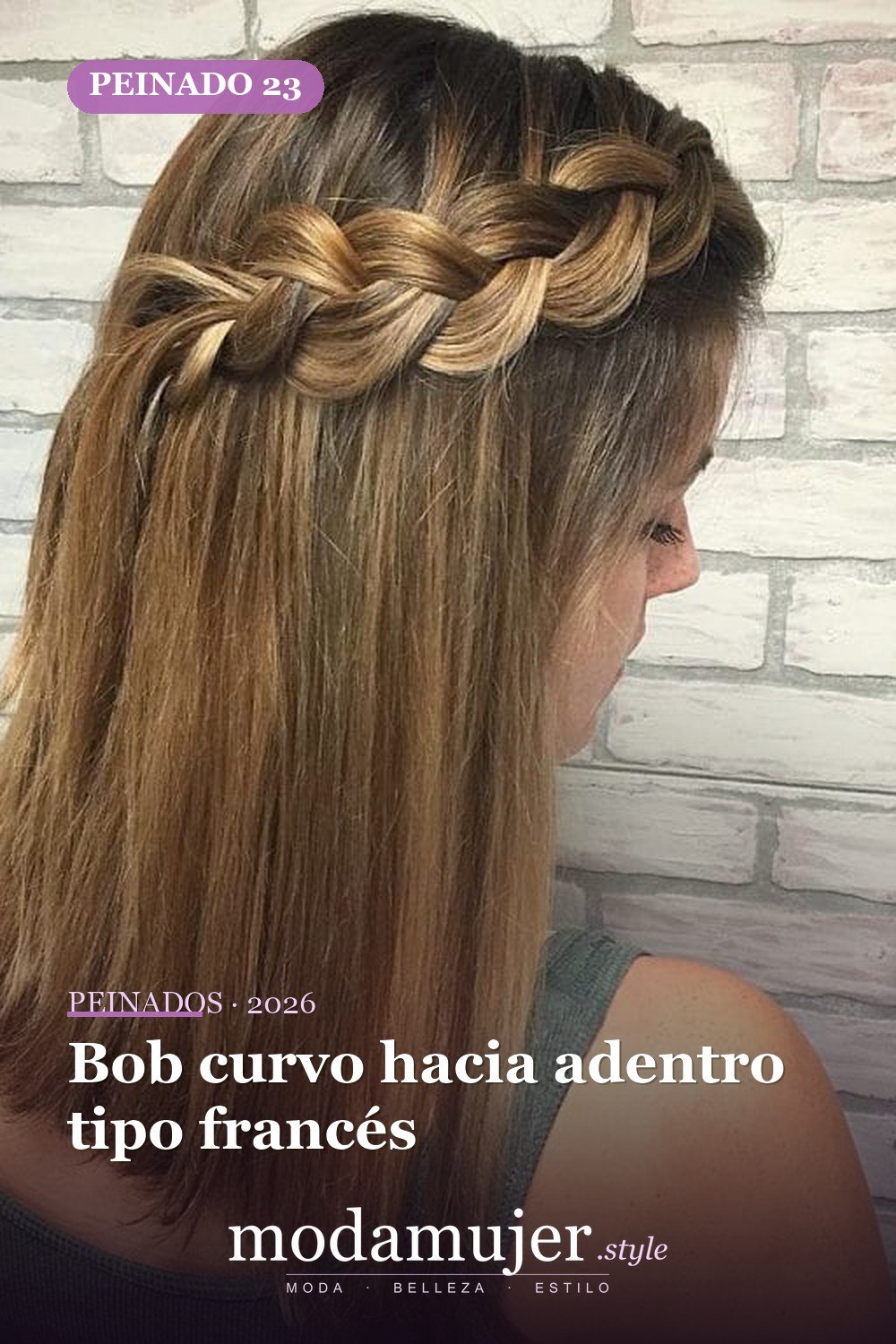 Bob curvo hacia adentro tipo francés — 80 Peinados Nuevos para Mujer para Cada Forma de Rostro