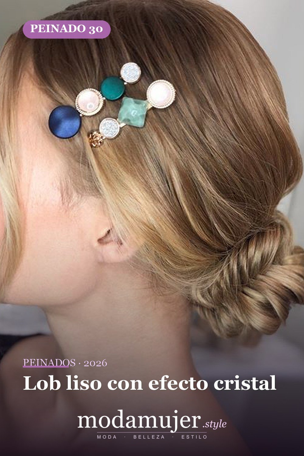 Lob liso con efecto cristal — 80 Peinados Nuevos para Mujer para Cada Forma de Rostro
