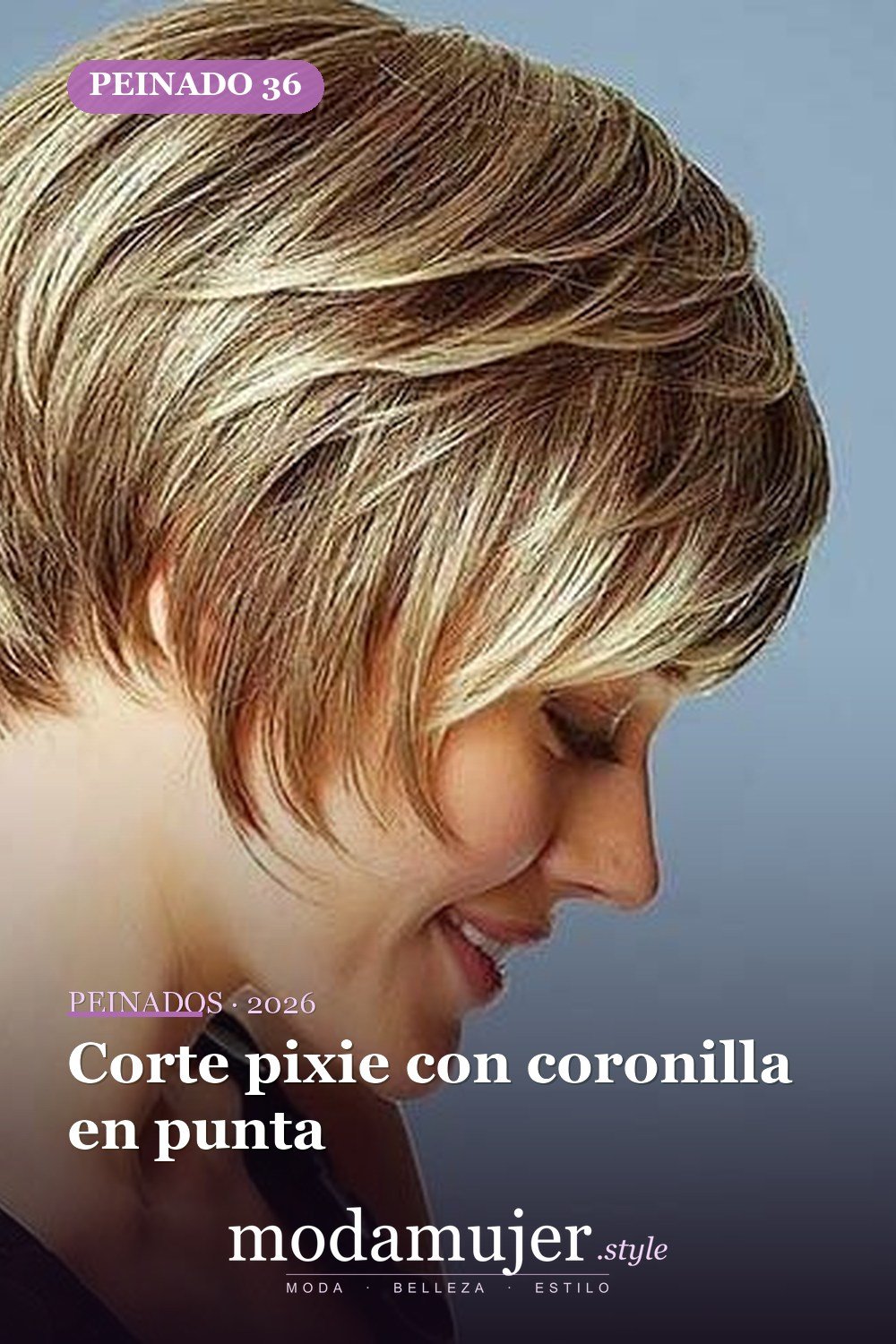 Corte pixie con coronilla en punta — 80 Peinados Nuevos para Mujer para Cada Forma de Rostro