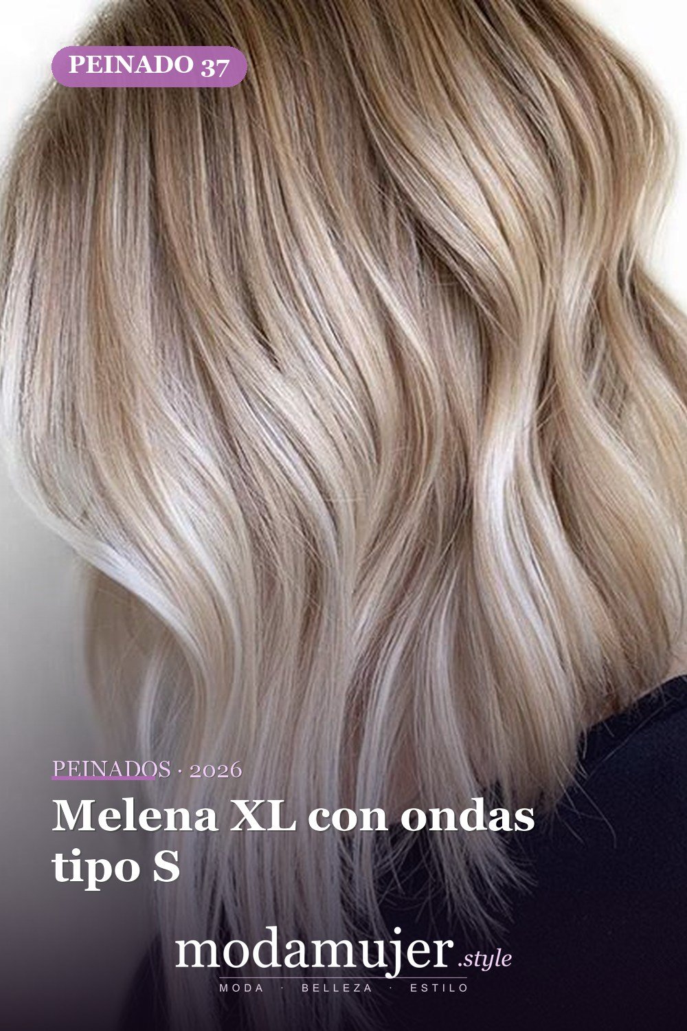 Melena XL con ondas tipo S — 80 Peinados Nuevos para Mujer para Cada Forma de Rostro