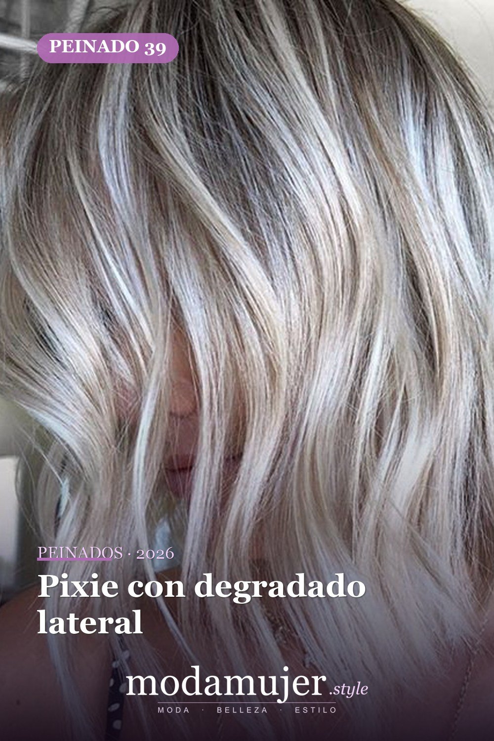 Pixie con degradado lateral — 80 Peinados Nuevos para Mujer para Cada Forma de Rostro