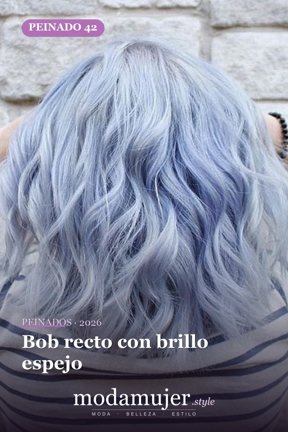 Bob recto con brillo espejo — 80 Peinados Nuevos para Mujer para Cada Forma de Rostro
