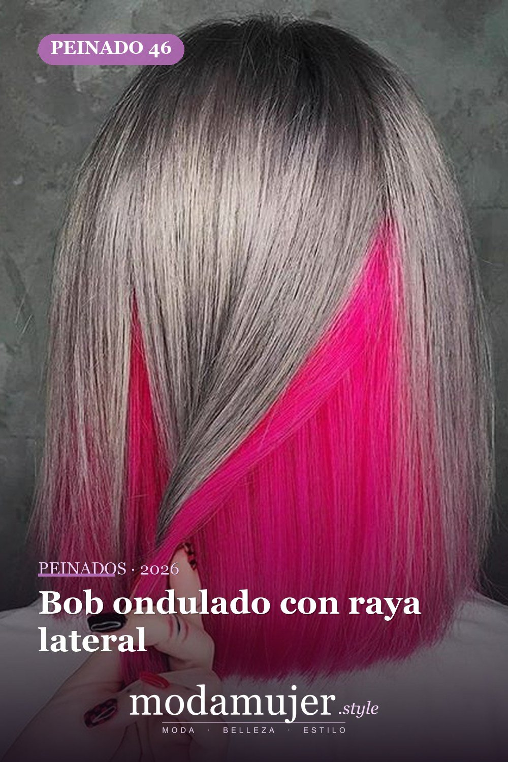Bob ondulado con raya lateral — 80 Peinados Nuevos para Mujer para Cada Forma de Rostro
