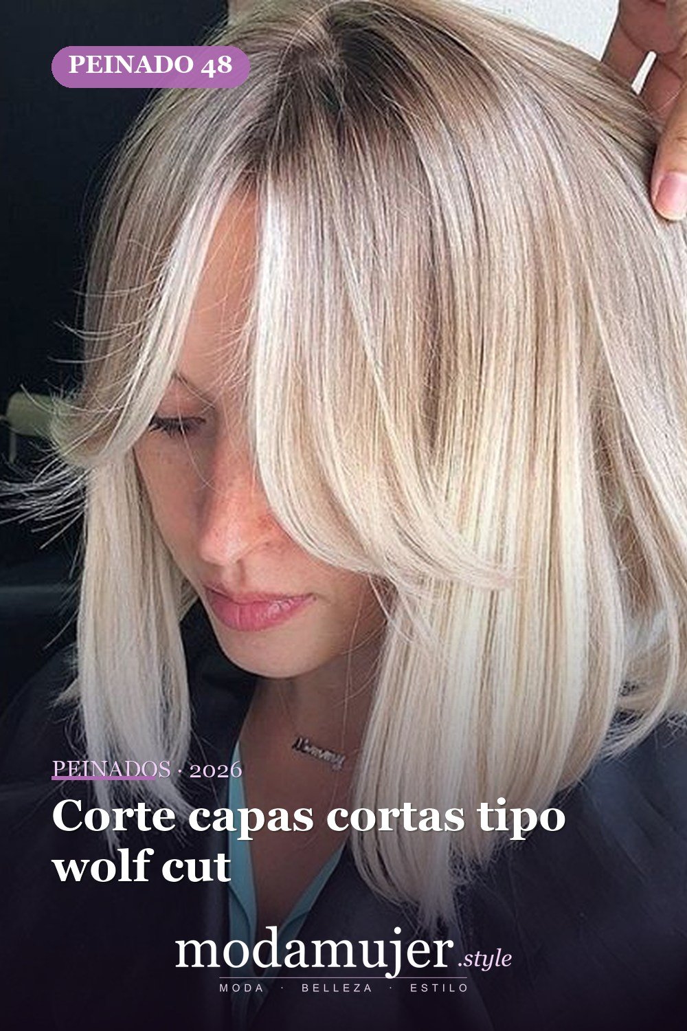 Corte capas cortas tipo wolf cut — 80 Peinados Nuevos para Mujer para Cada Forma de Rostro