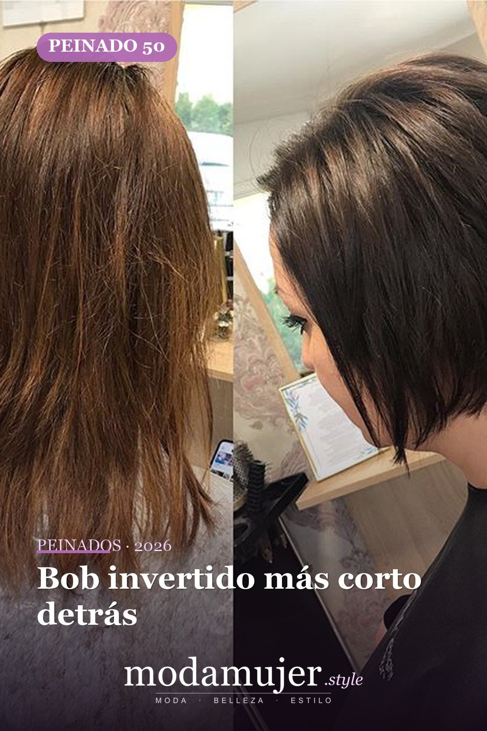 Bob invertido más corto detrás — 80 Peinados Nuevos para Mujer para Cada Forma de Rostro