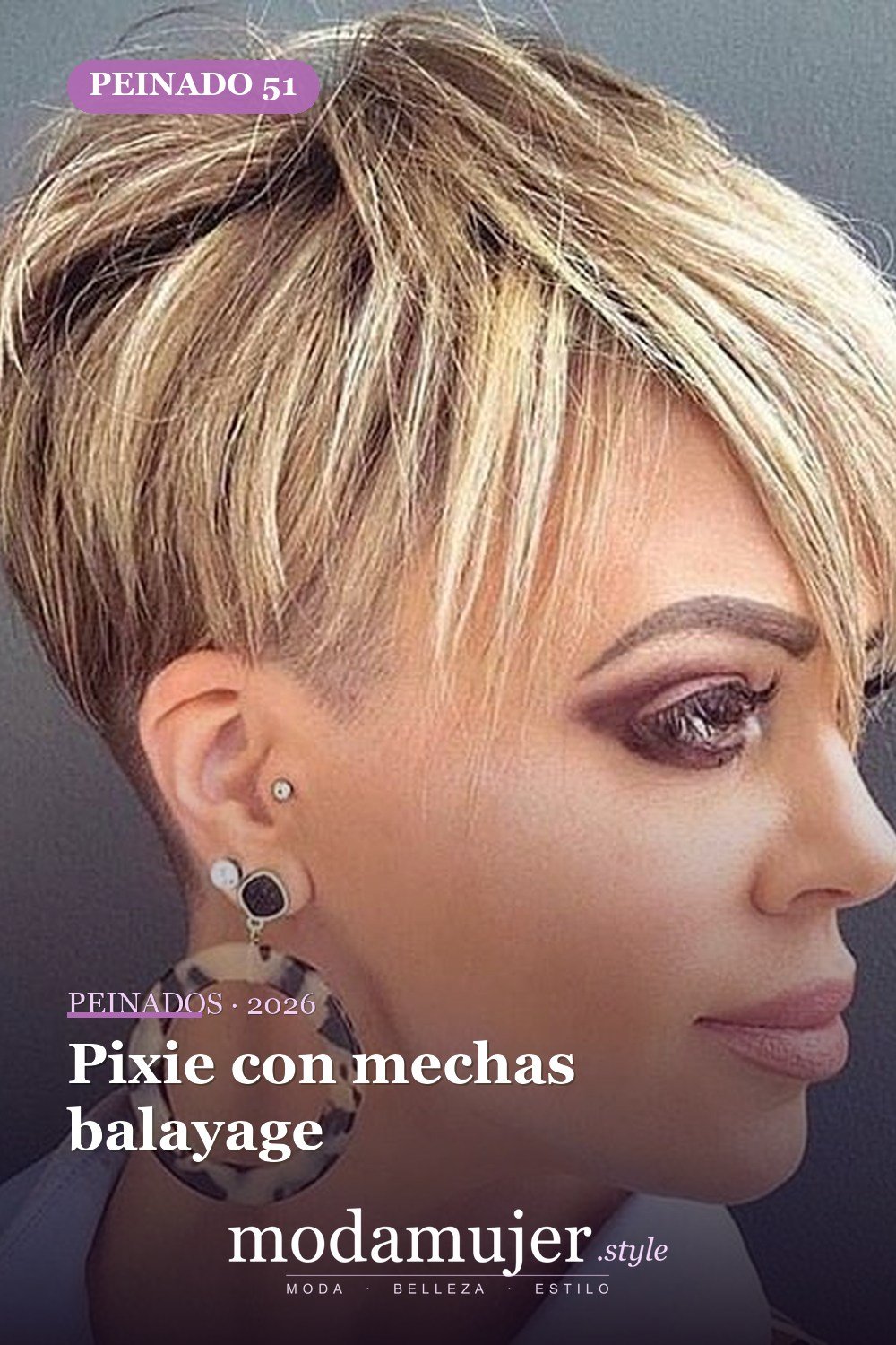Pixie con mechas balayage — 80 Peinados Nuevos para Mujer para Cada Forma de Rostro
