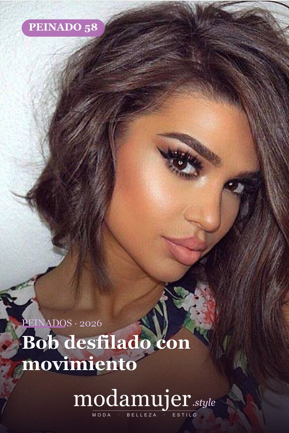 Bob desfilado con movimiento — 80 Peinados Nuevos para Mujer para Cada Forma de Rostro