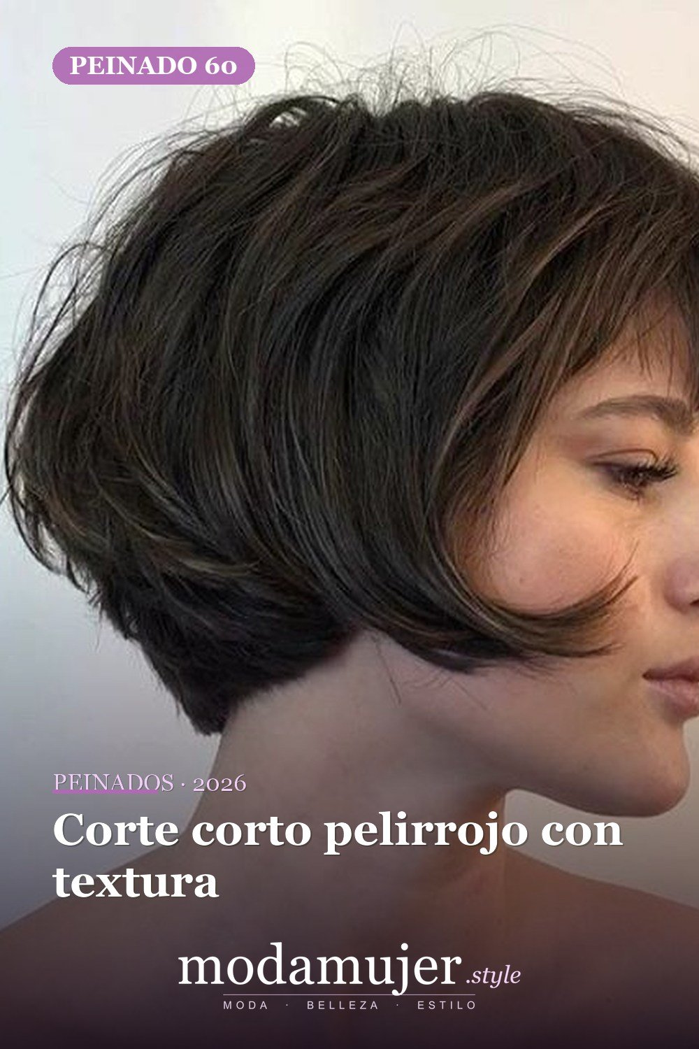 Corte corto pelirrojo con textura — 80 Peinados Nuevos para Mujer para Cada Forma de Rostro