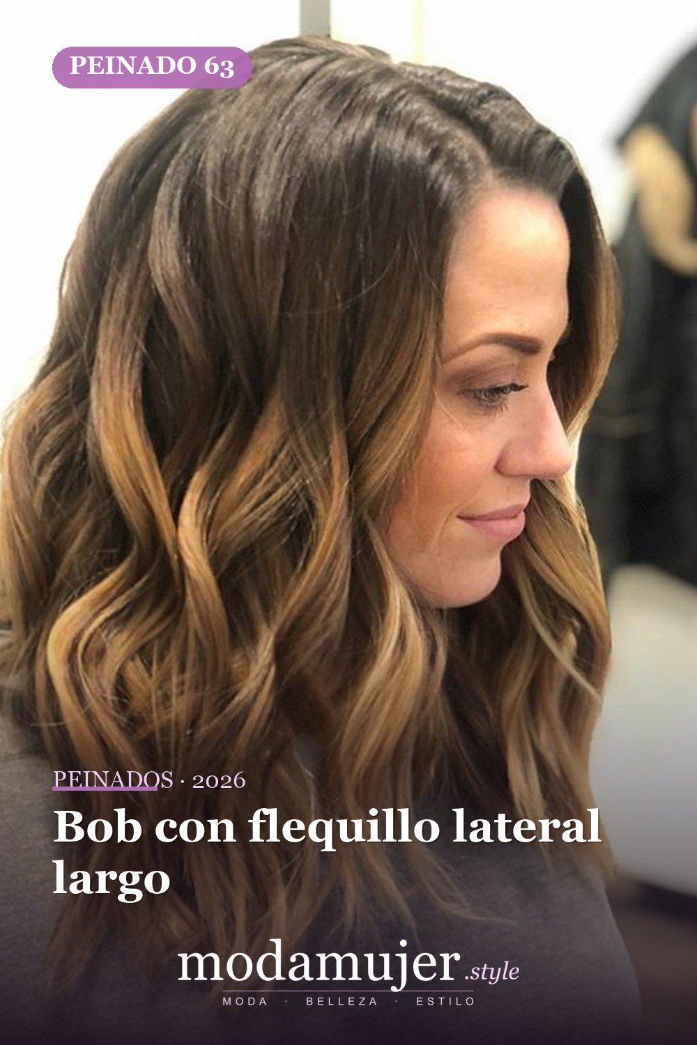 Bob con flequillo lateral largo — 80 Peinados Nuevos para Mujer para Cada Forma de Rostro