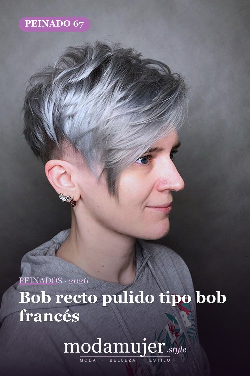 Bob recto pulido tipo bob francés — 80 Peinados Nuevos para Mujer para Cada Forma de Rostro