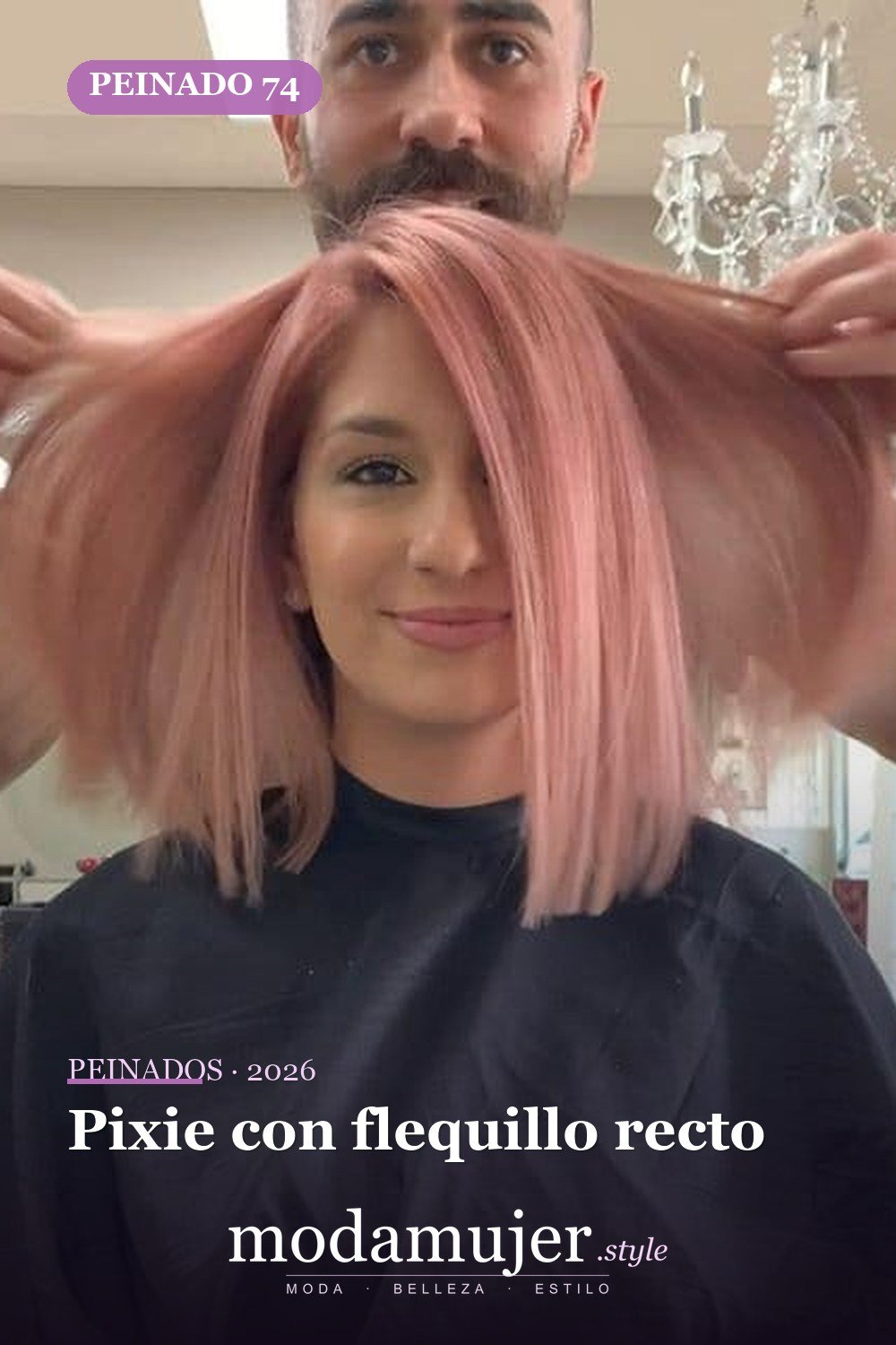 Pixie con flequillo recto — 80 Peinados Nuevos para Mujer para Cada Forma de Rostro