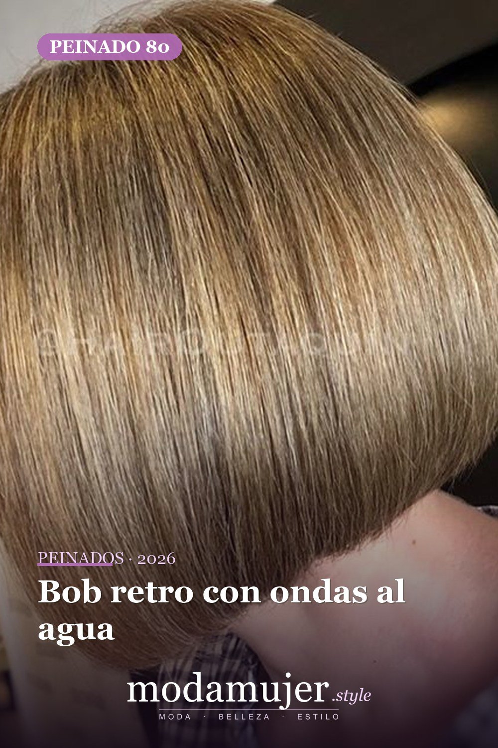 Bob retro con ondas al agua — 80 Peinados Nuevos para Mujer para Cada Forma de Rostro