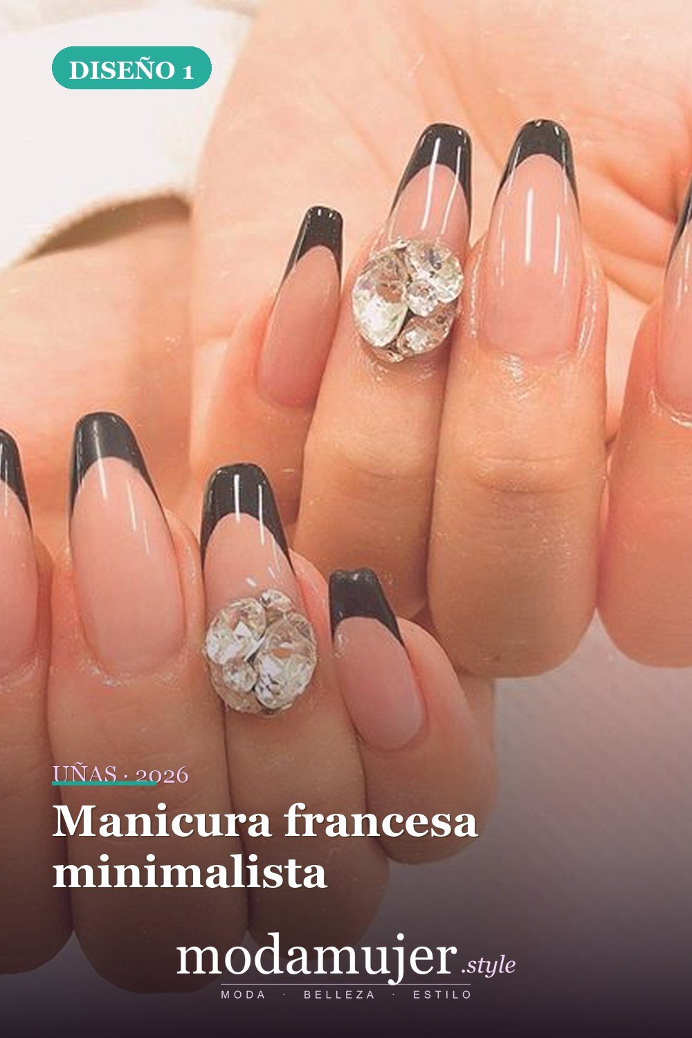 Manicura francesa minimalista — 81 Diseños de uñas fáciles para principiantes
