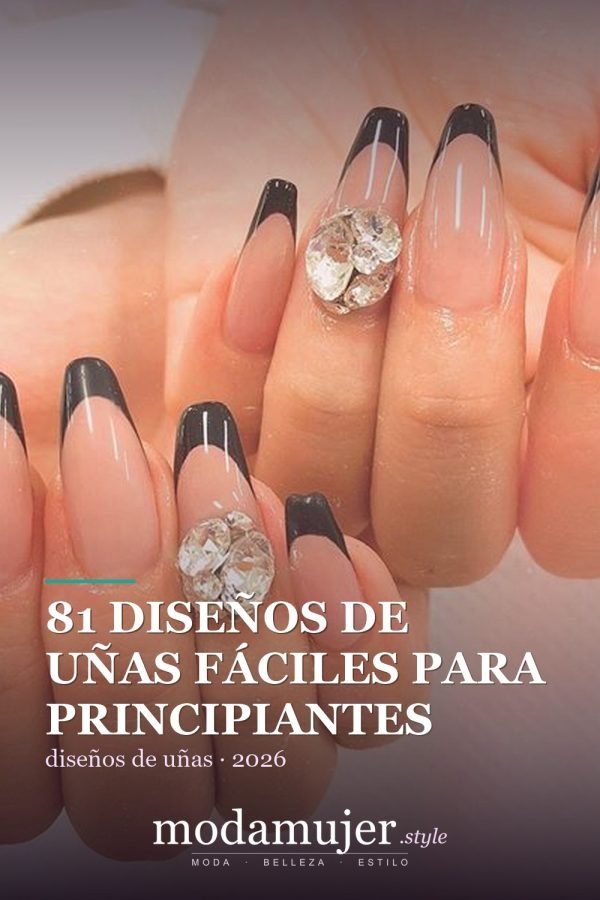 81 Diseños de uñas fáciles para principiantes