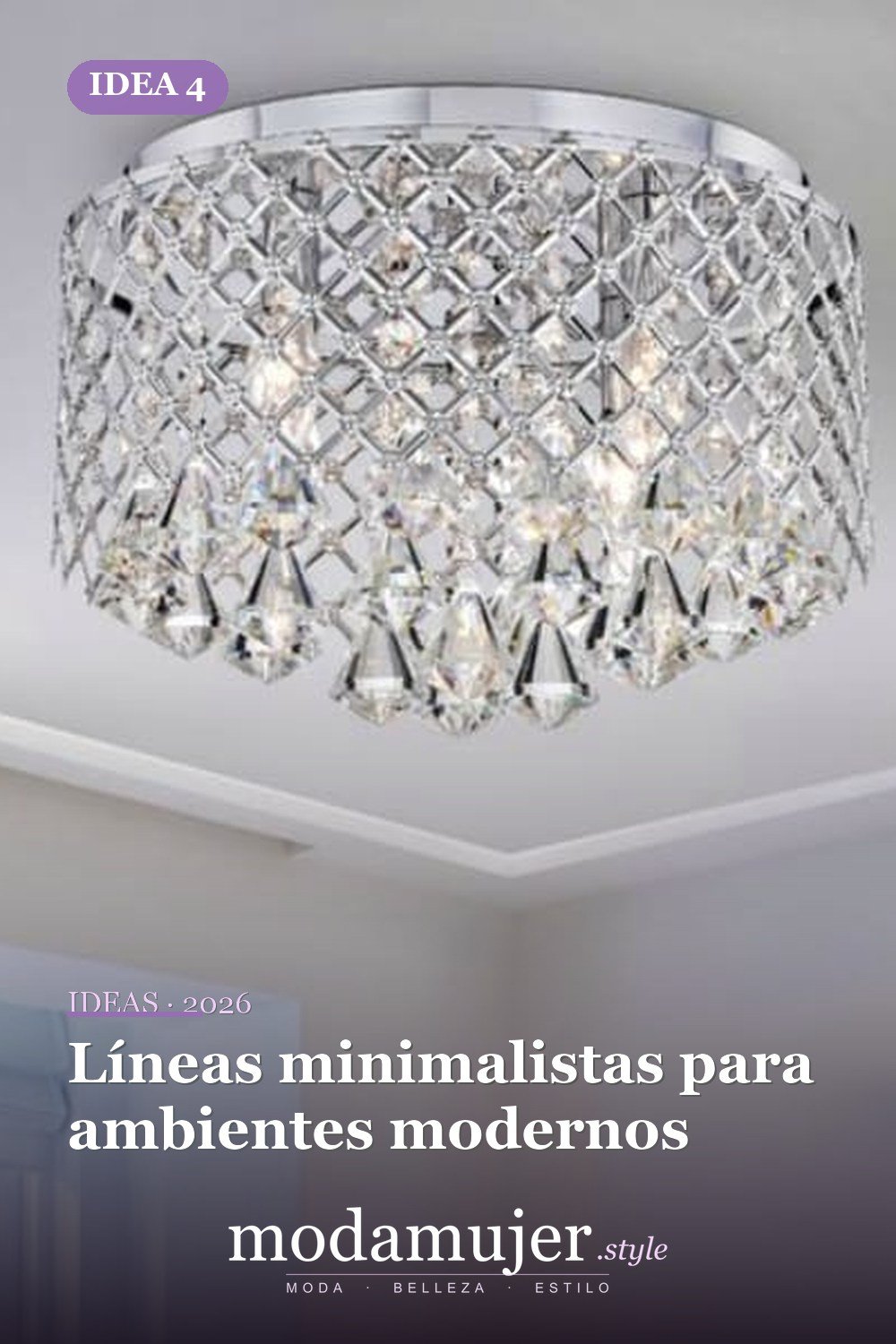 Líneas minimalistas para ambientes modernos — Candelabros para habitaciones que completarán tu renovación personal