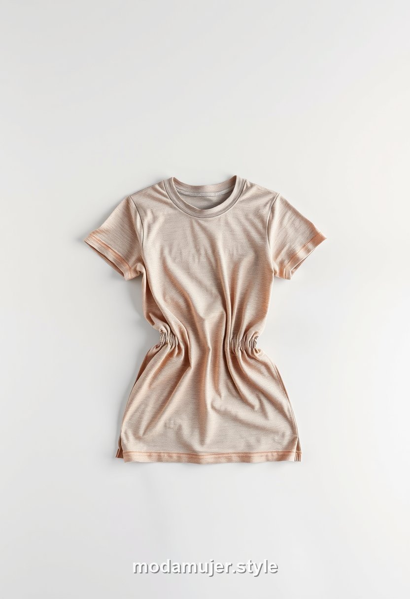 Vestido deportivo tipo camiseta