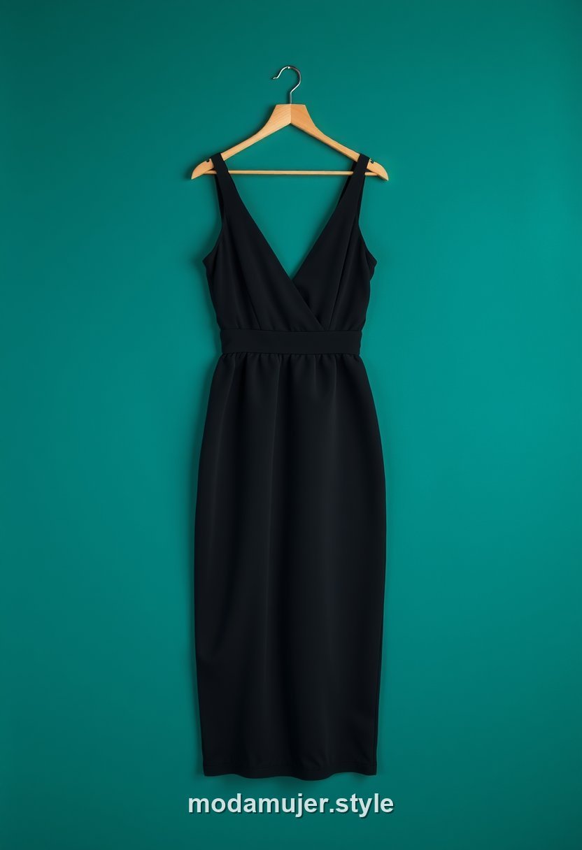 Vestido negro corto elegante