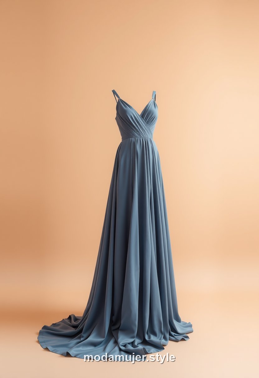 Vestido largo elegante de invitada