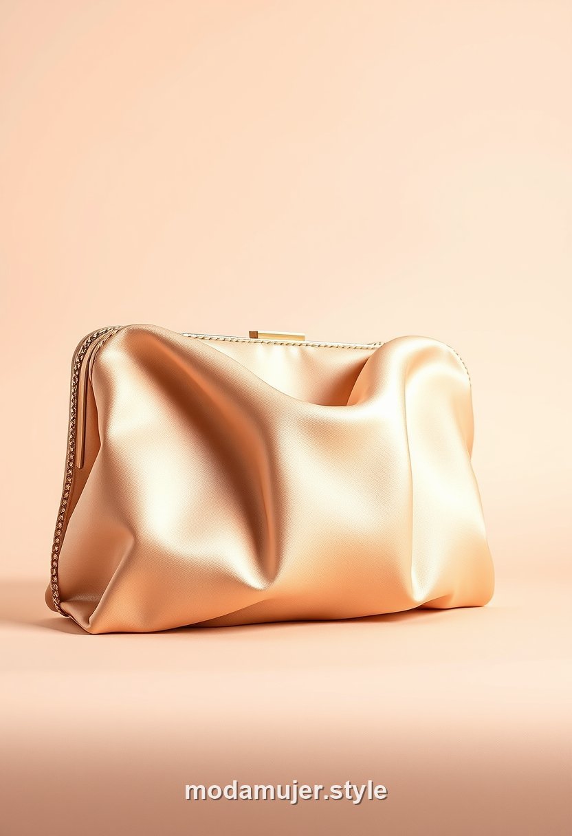 Bolso de mano tipo clutch elegante