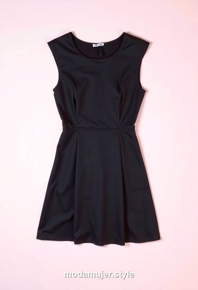 Vestido negro corto elegante