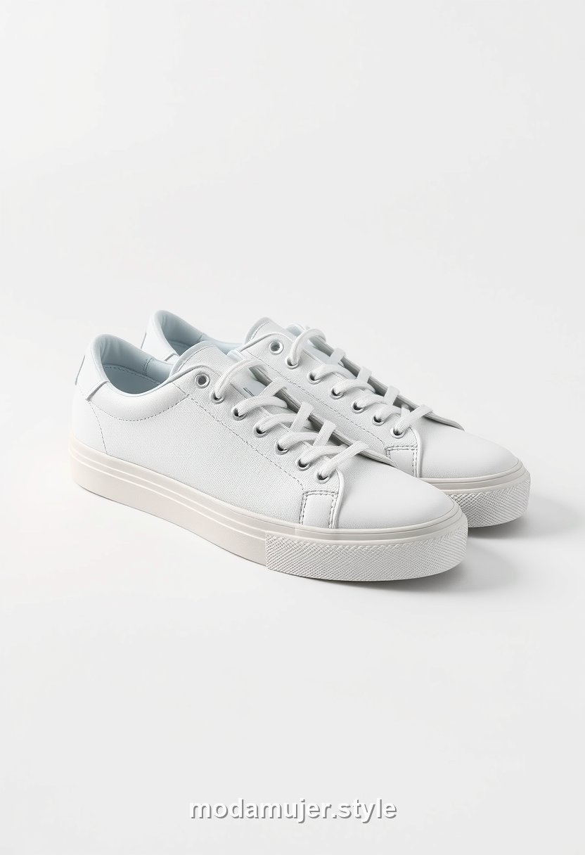 Zapatillas deportivas blancas minimalistas