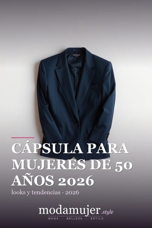 Cápsula para mujeres de 50 años 2026: 12 prendas, +30 looks
