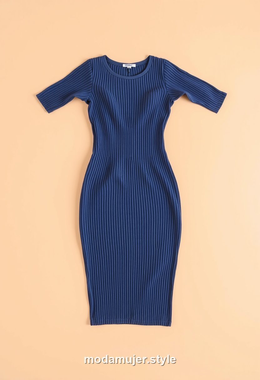 Vestido midi ceñido elástico premamá