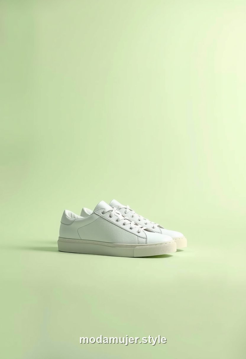 Zapatillas deportivas blancas minimalistas