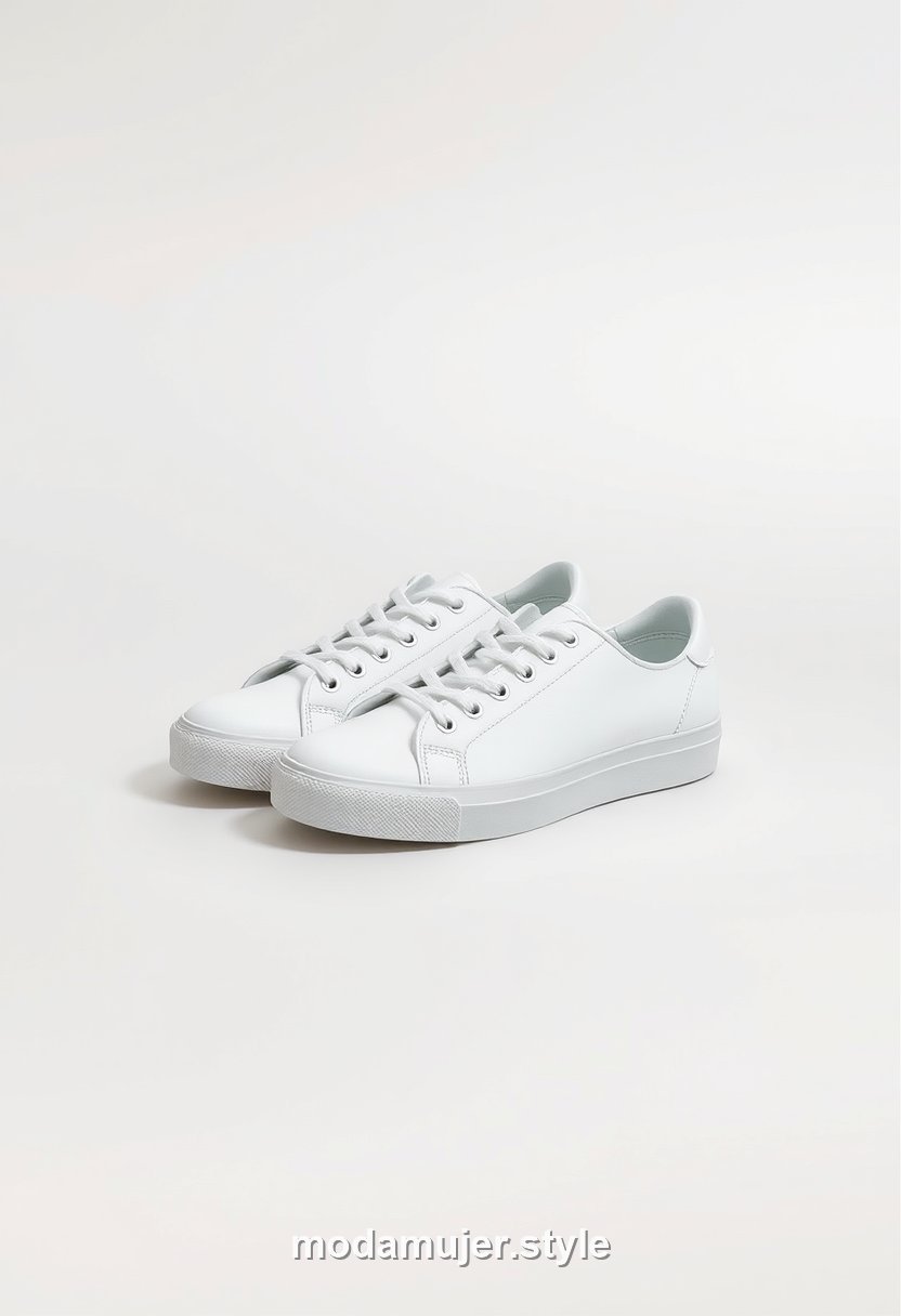 Zapatillas deportivas blancas minimalistas